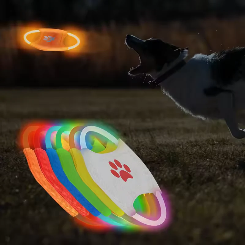 LED Frisbee für Hunde wiederaufladbar und wasserdicht