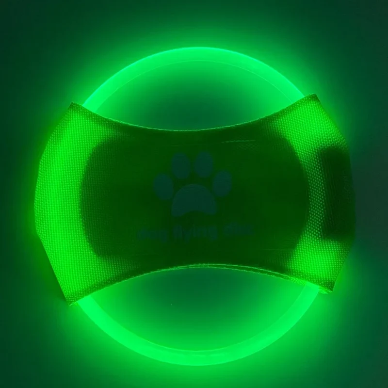 LED Frisbee für Hunde wiederaufladbar und wasserdicht