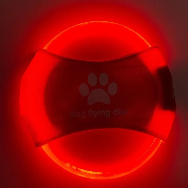 LED Frisbee für Hunde wiederaufladbar und wasserdicht