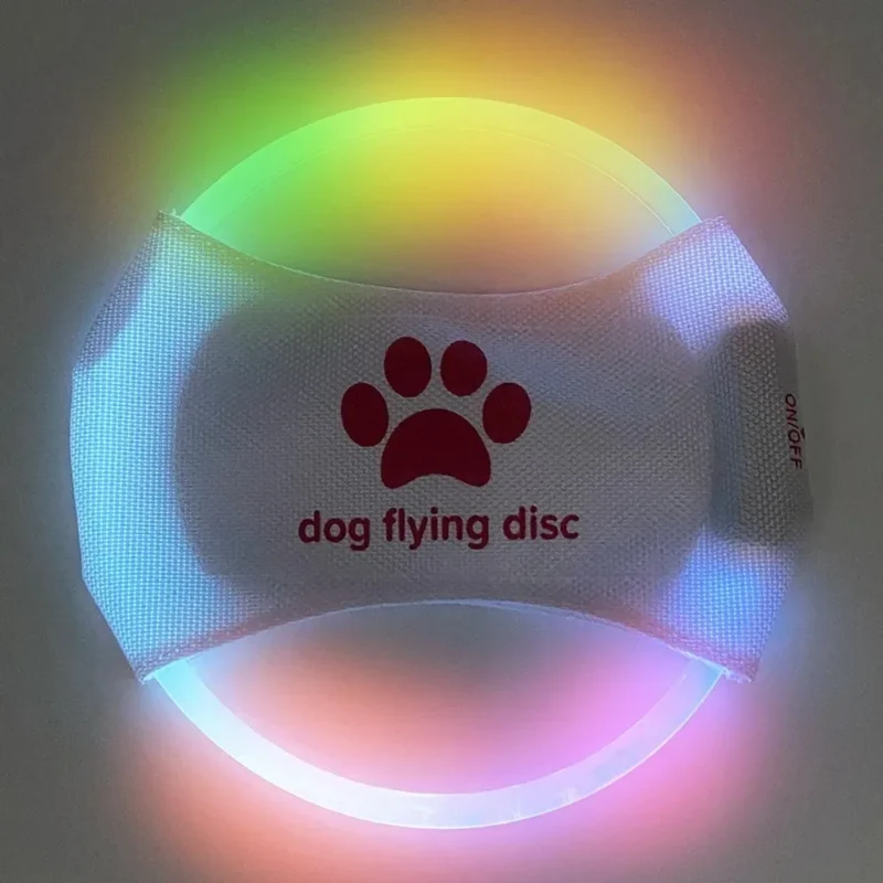 LED Frisbee für Hunde wiederaufladbar und wasserdicht