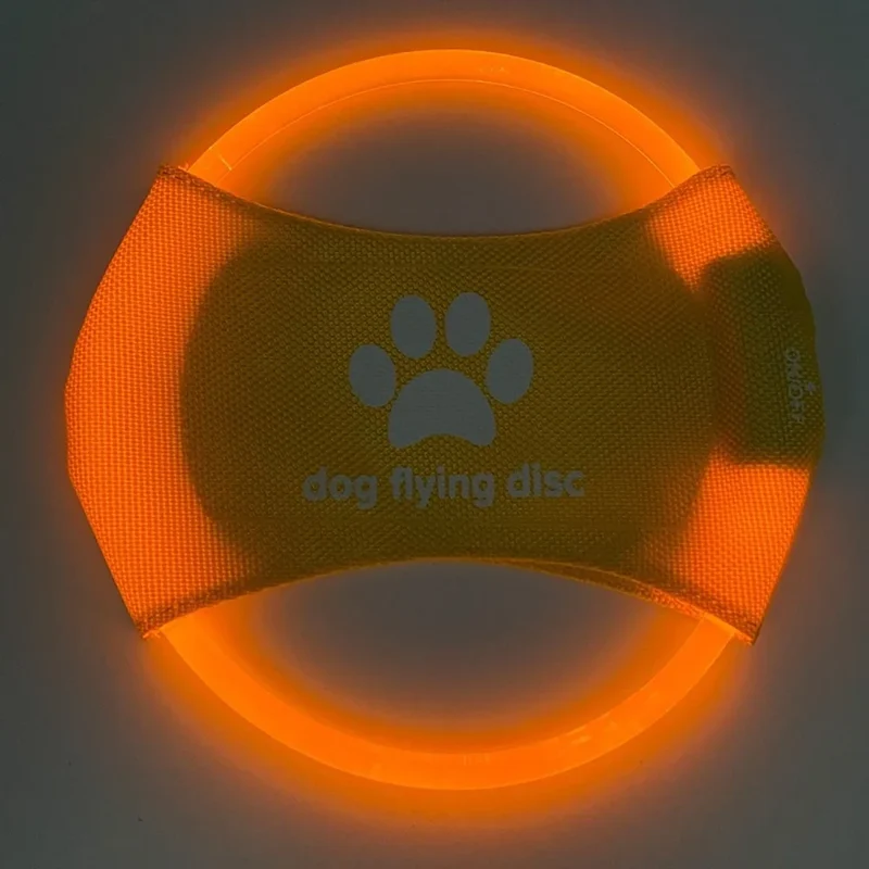 LED Frisbee für Hunde wiederaufladbar und wasserdicht