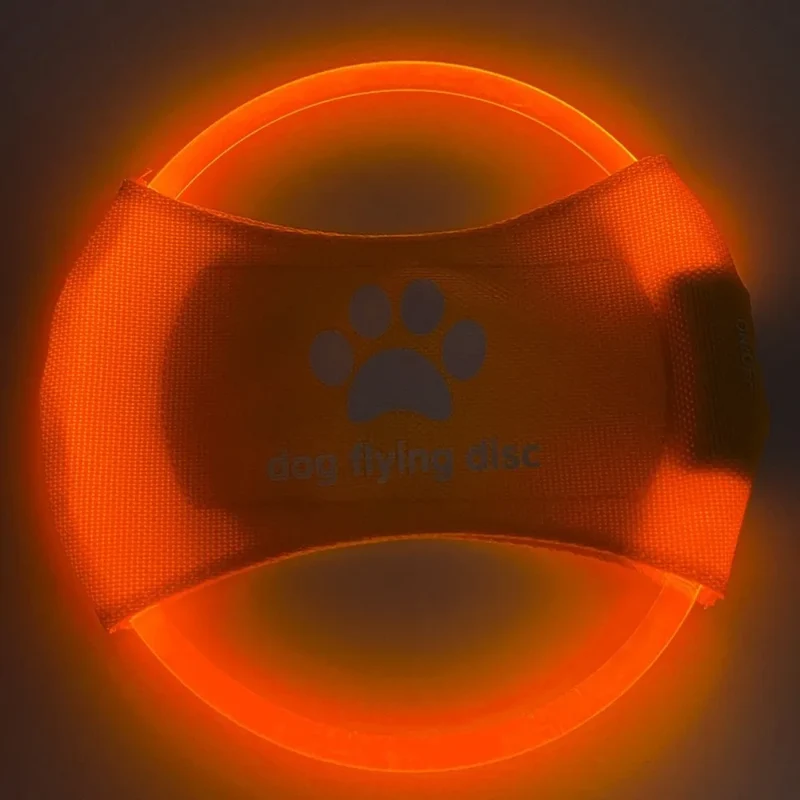 LED Frisbee für Hunde wiederaufladbar und wasserdicht