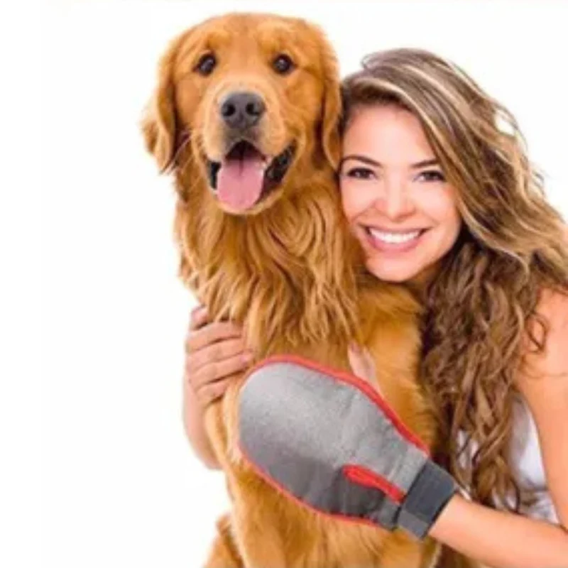 Massage Pflegehandschuh für Hunde und Katzen