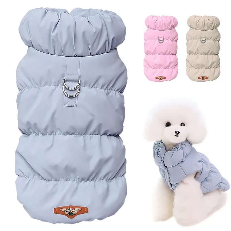 Winterjacke für Hunde und Katzen gefüttert und warm
