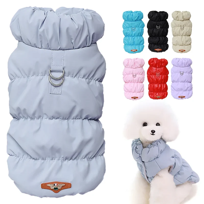 Winterjacke für Hunde und Katzen gefüttert und warm