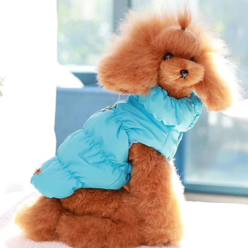 Winterjacke für Hunde und Katzen gefüttert und warm