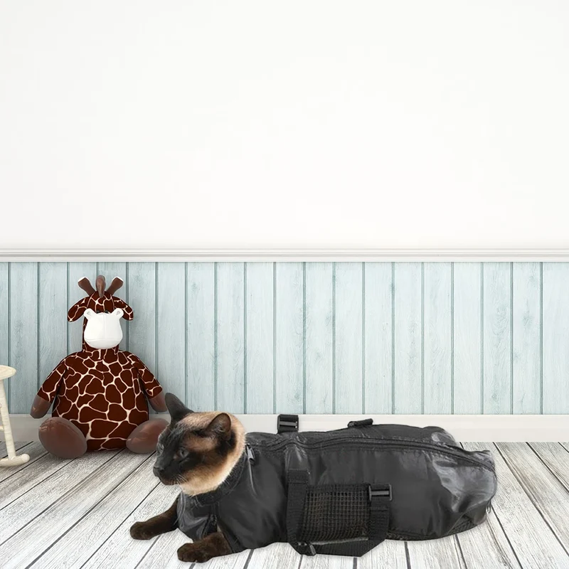 Katzen Waschbeutel aus Mesh für Baden und Pflege
