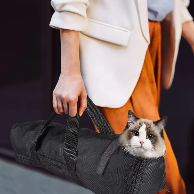 Katzen Waschbeutel aus Mesh für Baden und Pflege