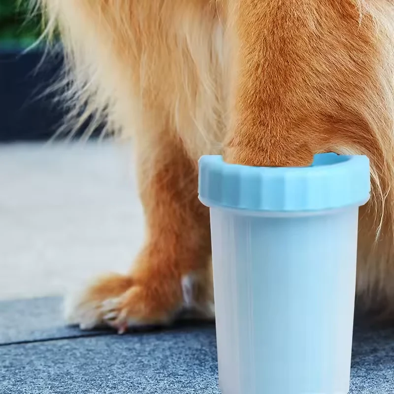 Tragbarer Pfotenreiniger für Hunde sanft und hygienisch