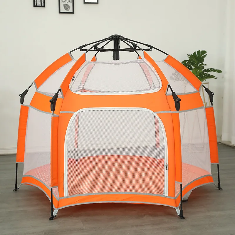 Faltbarer Hunde- & Katzenlaufstall mit Pop-Up-System