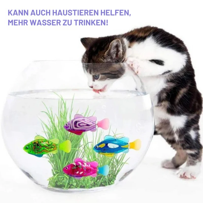 Elektronischer Schwimmfisch mit LED-Licht