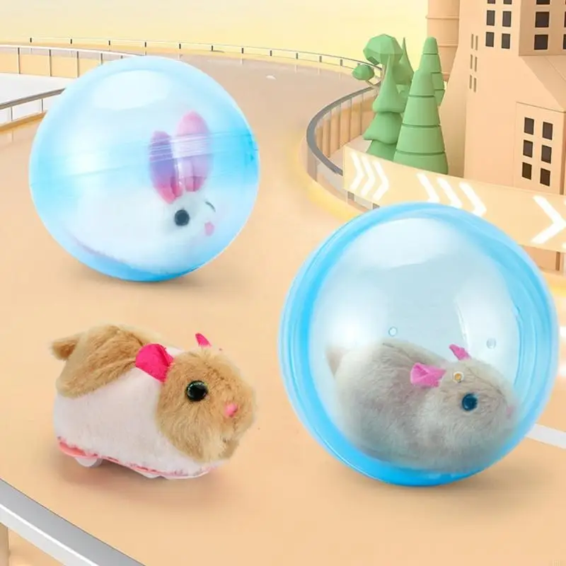 Rollender Hamster interaktives Katzenspielzeug