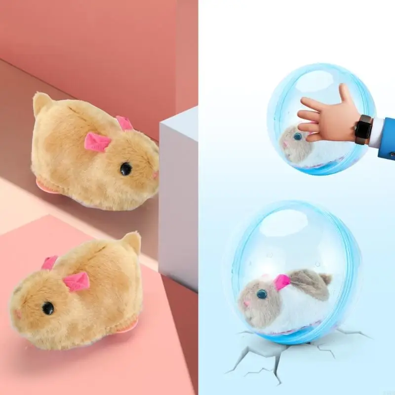 Rollender Hamster interaktives Katzenspielzeug