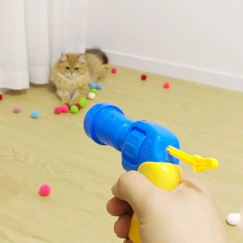 Interaktiver Katzenballwerfer geräuscharm
