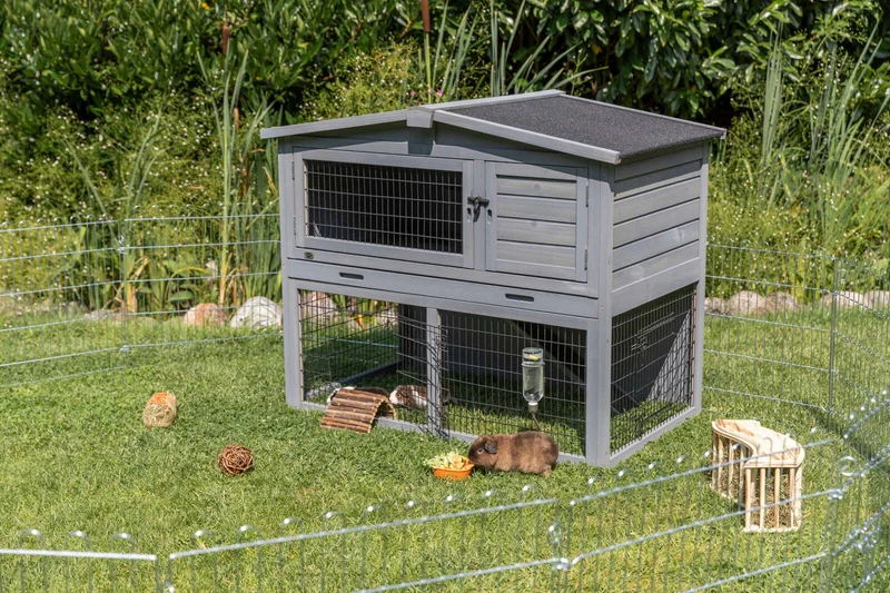 Kleintierstall mit Freilaufgehege