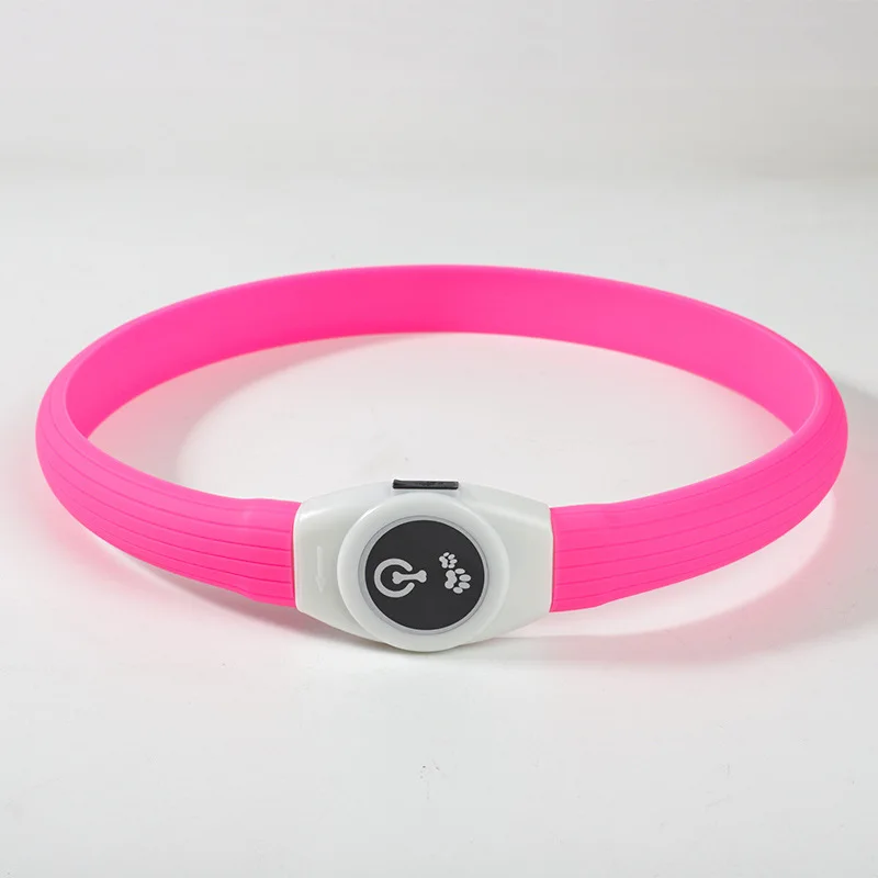 USB LED Hundehalsband zuschneidbar & wetterfest
