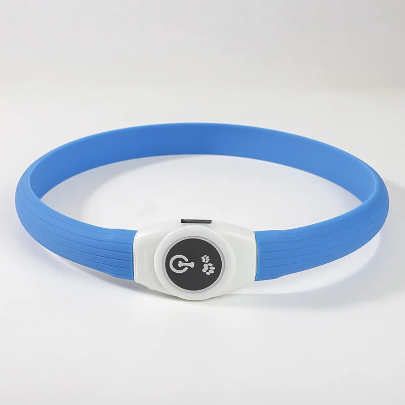 USB LED Hundehalsband zuschneidbar & wetterfest