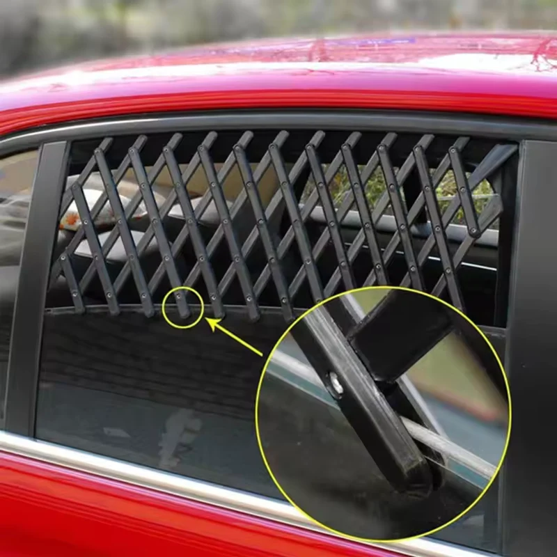 Verstellbares Auto-Fenstergitter für Hunde
