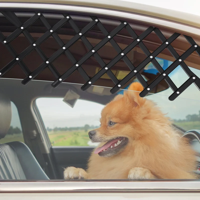 Verstellbares Auto-Fenstergitter für Hunde