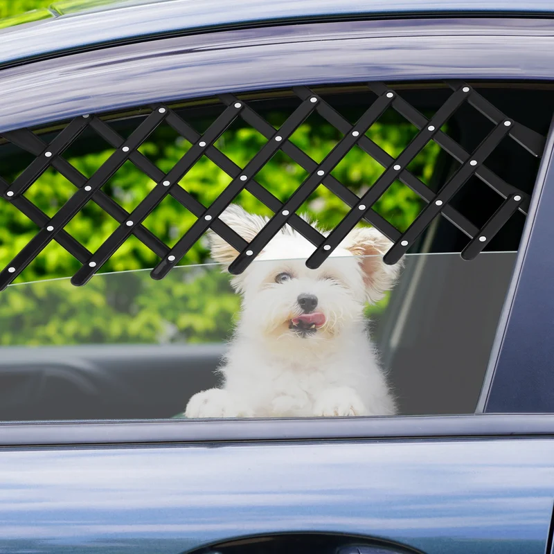 Verstellbares Auto-Fenstergitter für Hunde