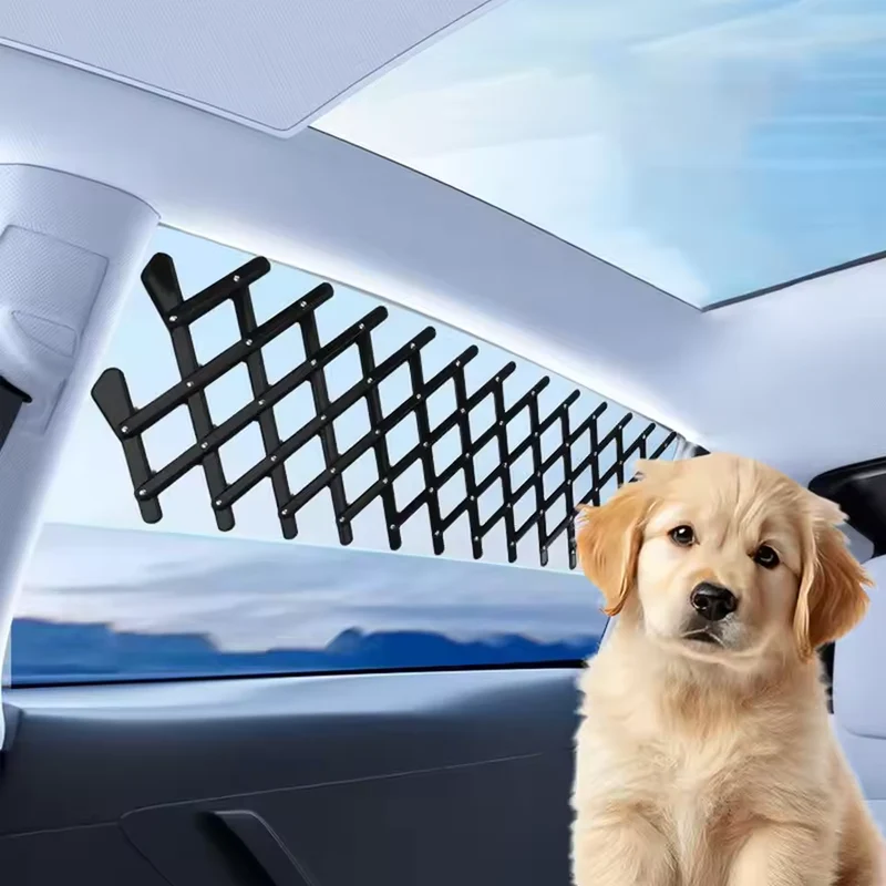 Verstellbares Auto-Fenstergitter für Hunde