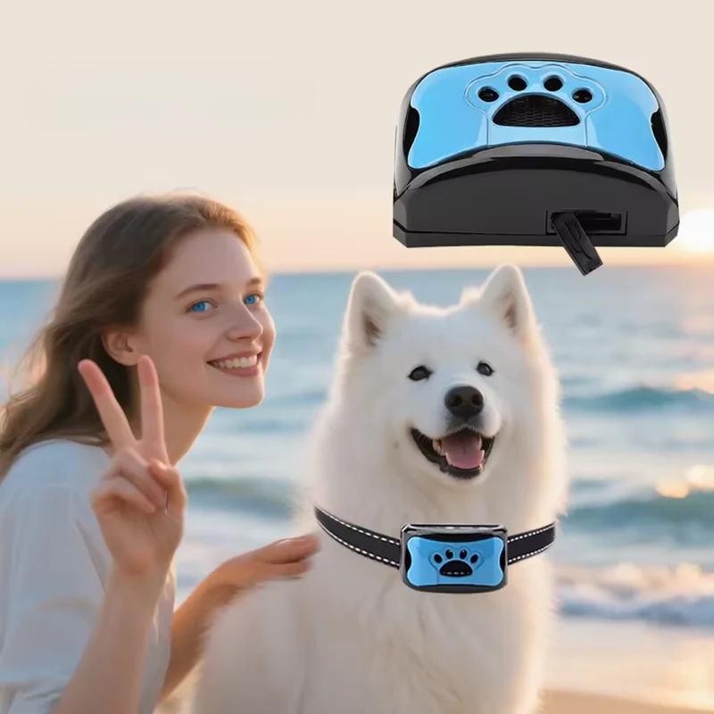 Anti Bell Halsband für Hunde wasserfest mit Ton und 7 Vibrationsstufen