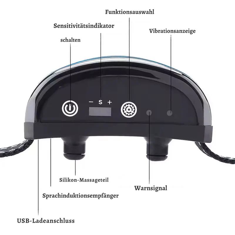 Anti Bell Halsband für Hunde wasserfest mit Ton und 7 Vibrationsstufen