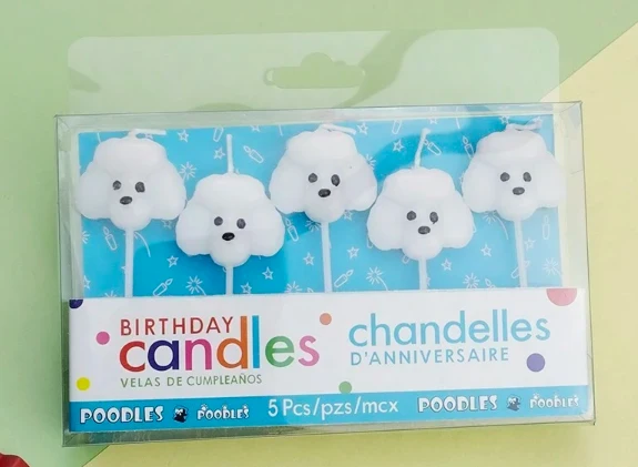 Poodle Candles