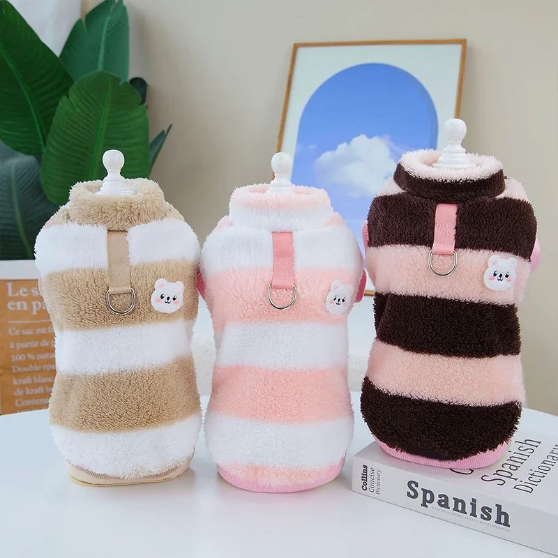 Warmer Hundepullover aus Fleece für kleine Hunde