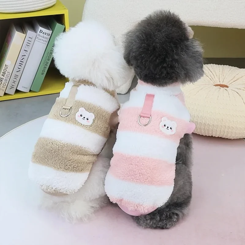 Warmer Hundepullover aus Fleece für kleine Hunde