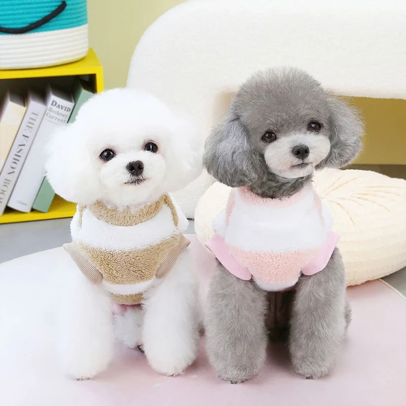 Warmer Hundepullover aus Fleece für kleine Hunde