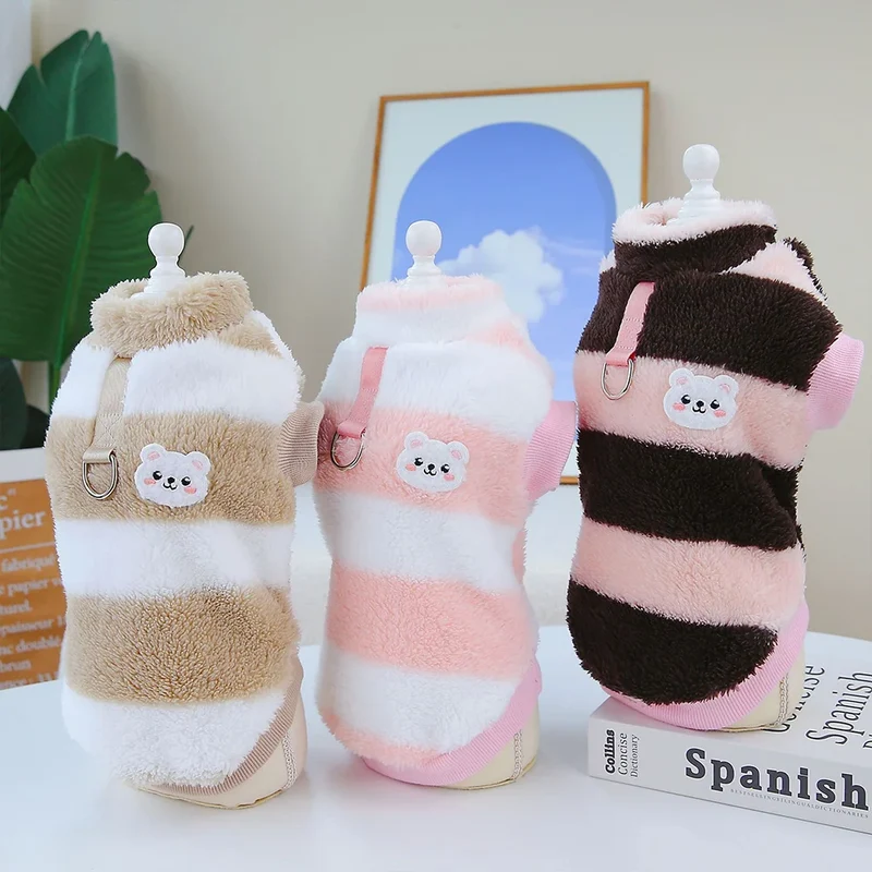 Warmer Hundepullover aus Fleece für kleine Hunde