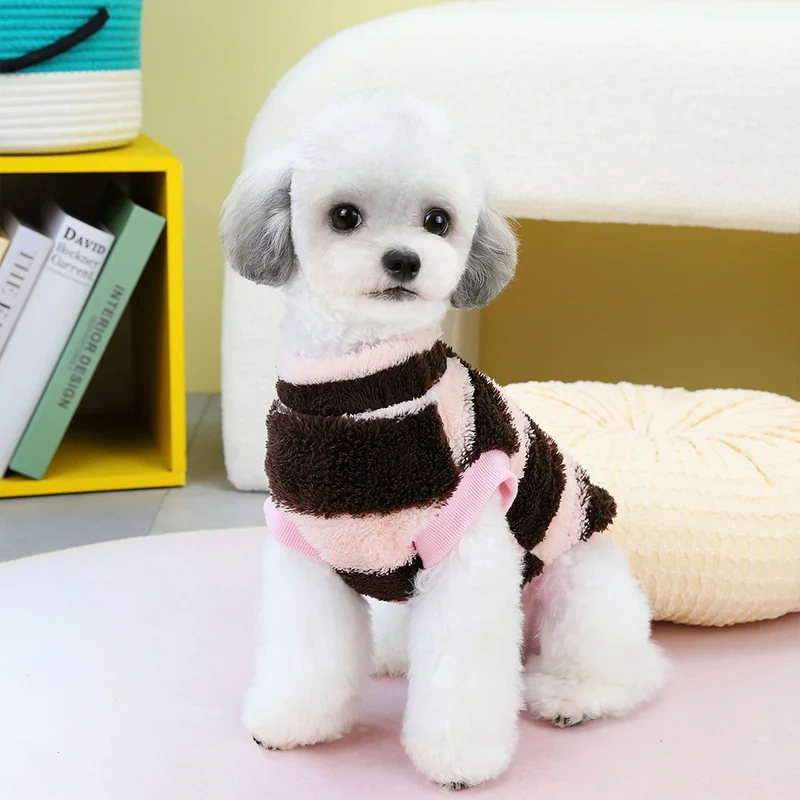 Warmer Hundepullover aus Fleece für kleine Hunde