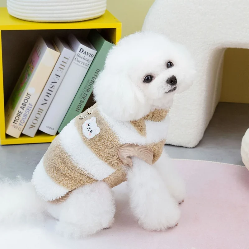 Warmer Hundepullover aus Fleece für kleine Hunde