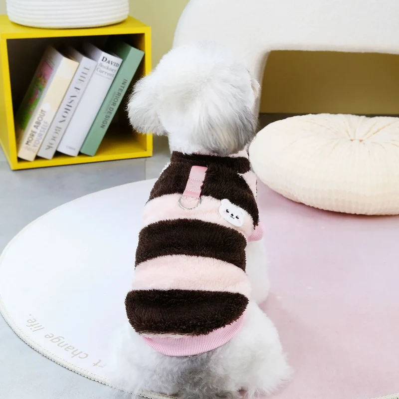 Warmer Hundepullover aus Fleece für kleine Hunde