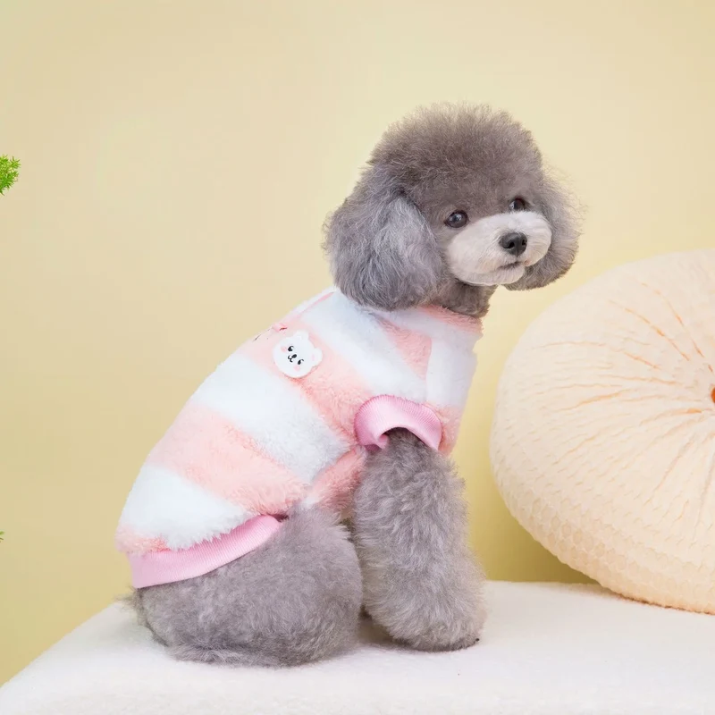 Warmer Hundepullover aus Fleece für kleine Hunde
