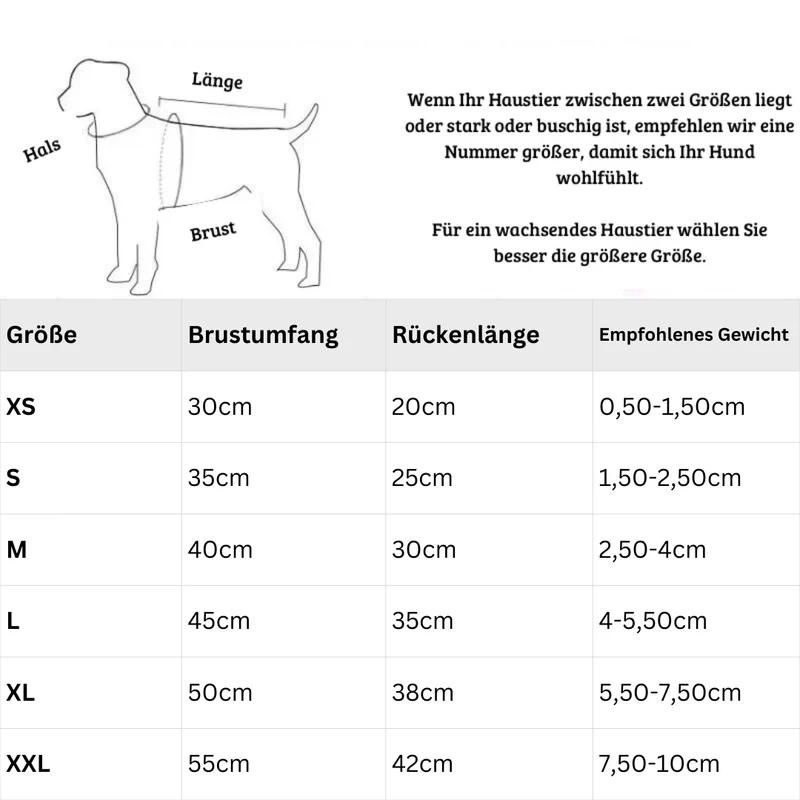 Hundecardigan aus Strick warm und gestreift