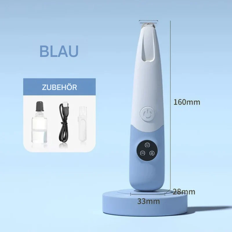 Kabelloser Haustier-Trimmer mit LED-Licht