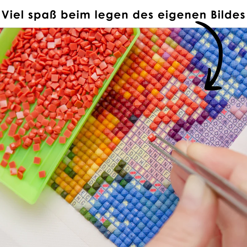 Dein Wunschmotiv - als Diamond Painting (eckige Steine)