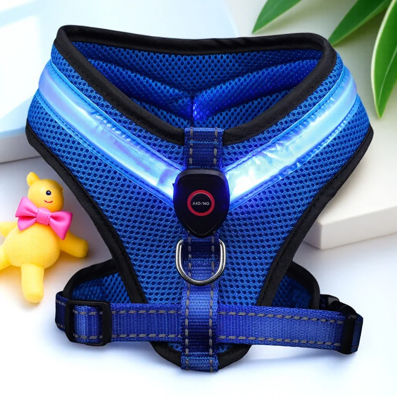 LED Hundegeschirr USB aufladbar & verstellbar