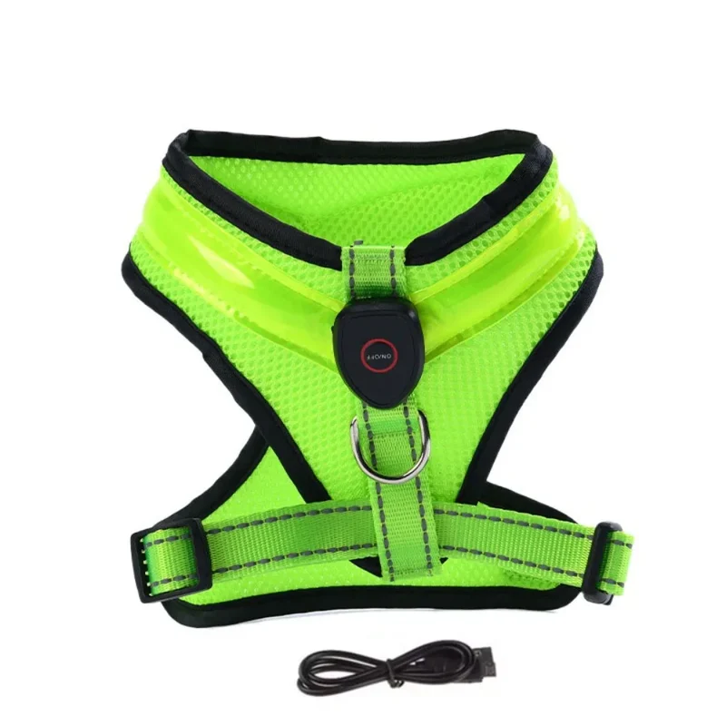 LED Hundegeschirr USB aufladbar & verstellbar
