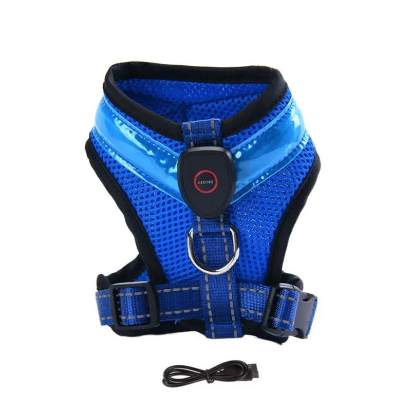 LED Hundegeschirr USB aufladbar & verstellbar