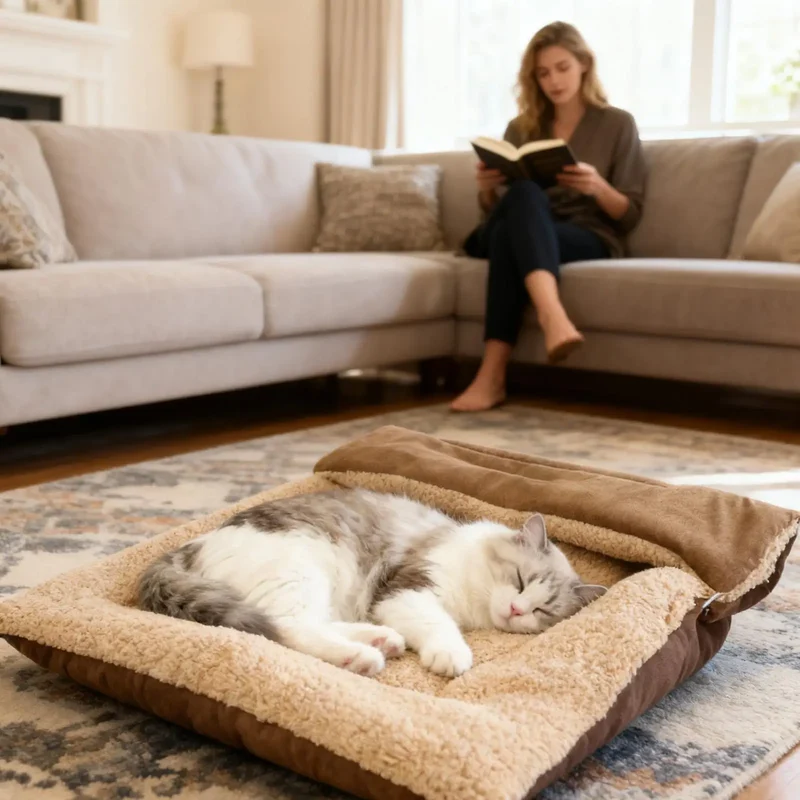 Wendbare Haustiermatte für Hunde und Katzen faltbar