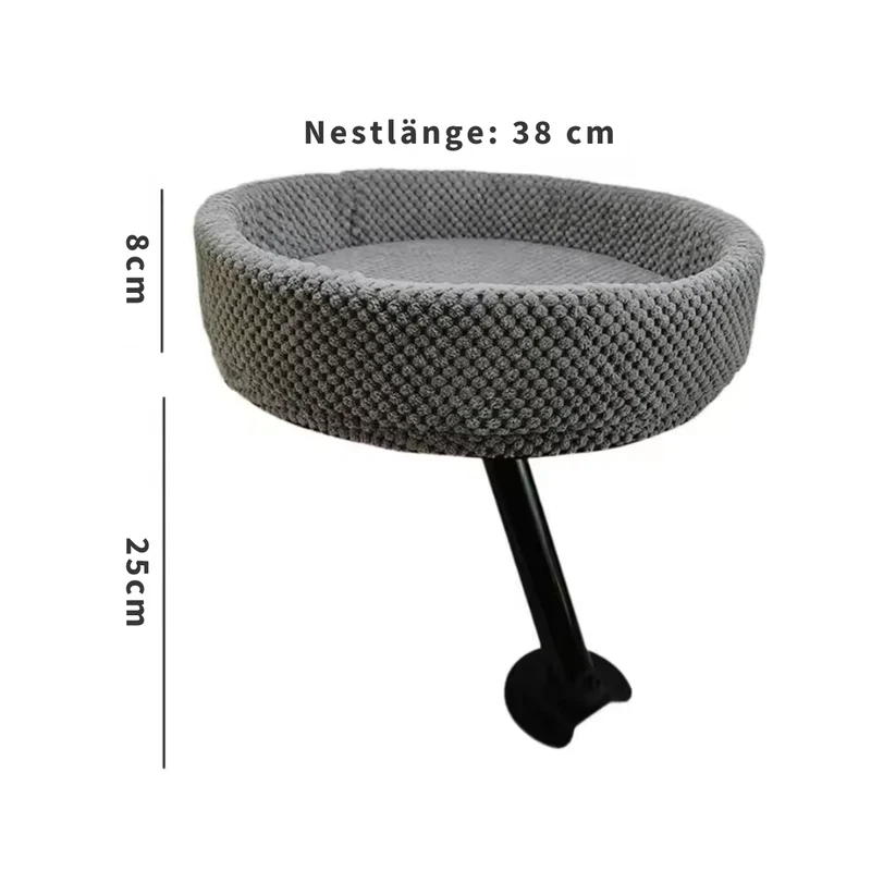 Schwebendes Katzenbett für den Schreibtisch mit 360° Drehung
