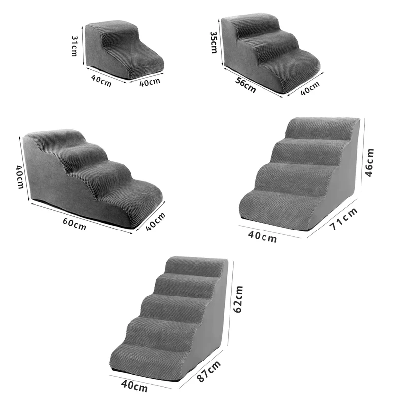 Rutschfeste Haustiertreppe für Sofa, Bett & Auto
