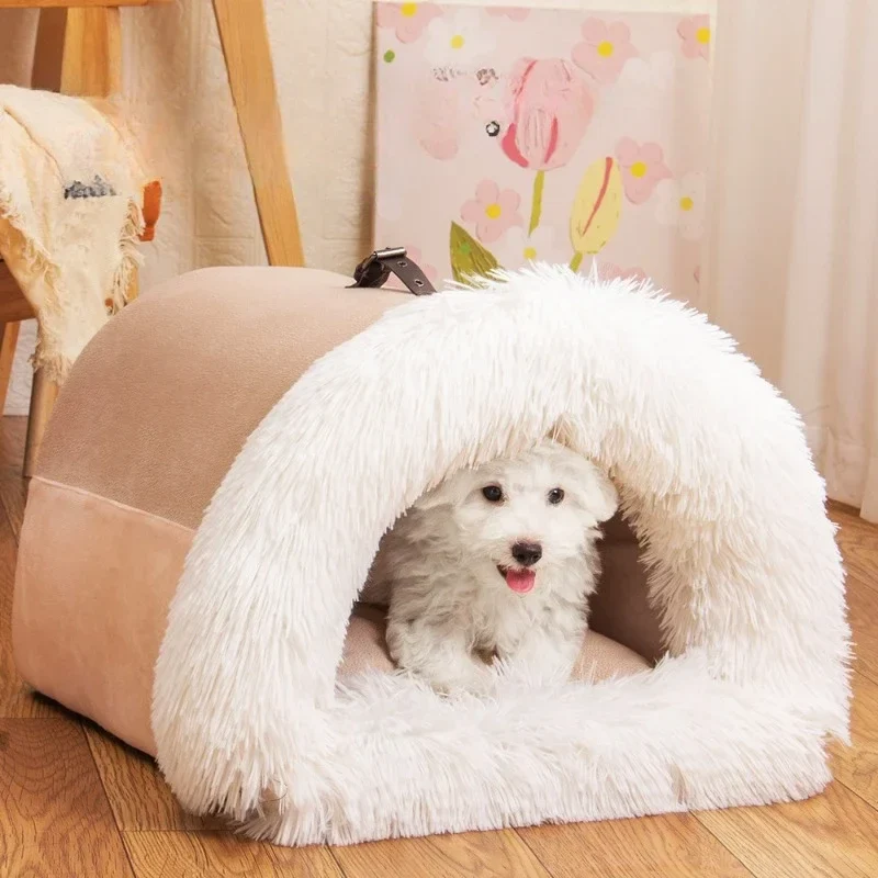 Haustierhöhle für Hunde & Katzen warm