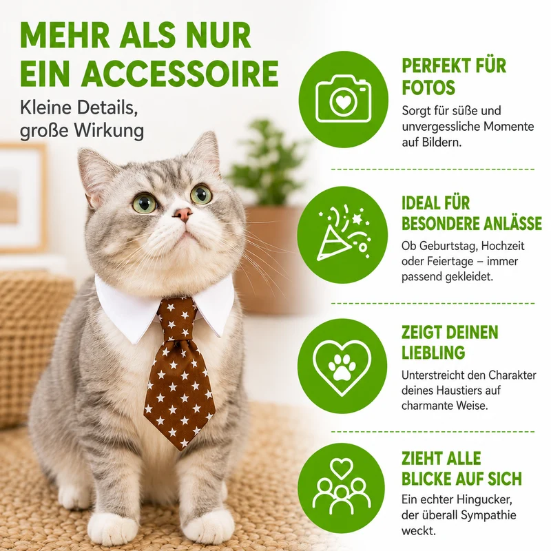 Stilvolle Tier-Krawatte für besondere Anlässe