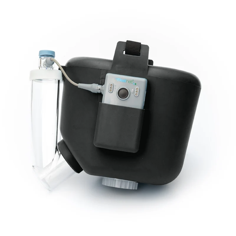 Flexineb E3 Inhalator für Pferde Komplettset Standard Schwarz