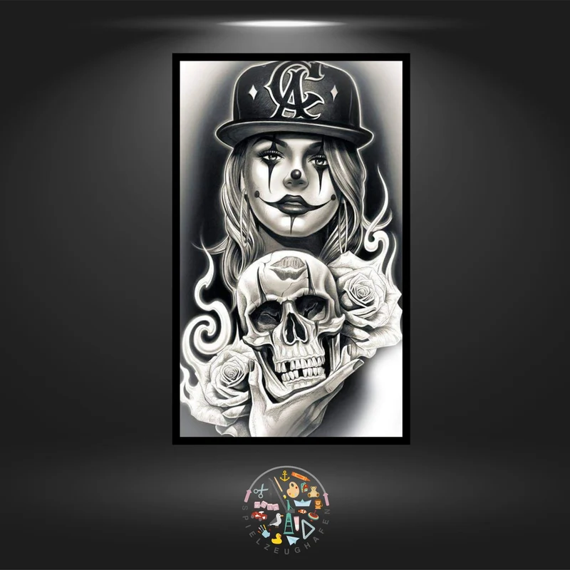 'Horror Clown' - Strass / Rhinestone