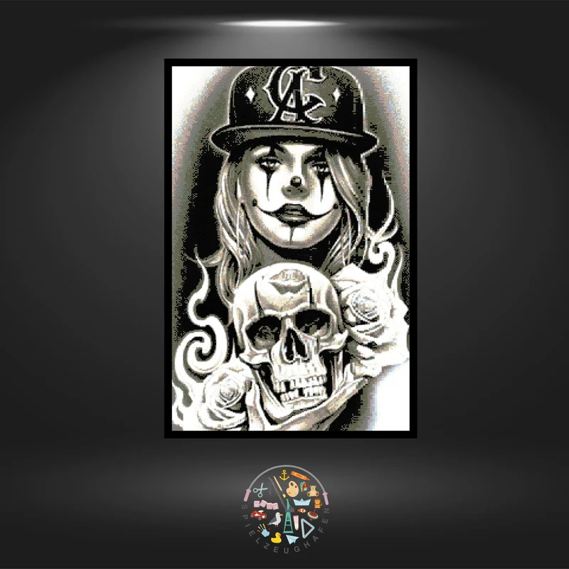 'Horror Clown' - Strass / Rhinestone